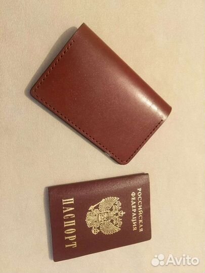 Обложка на паспорт кожа 100