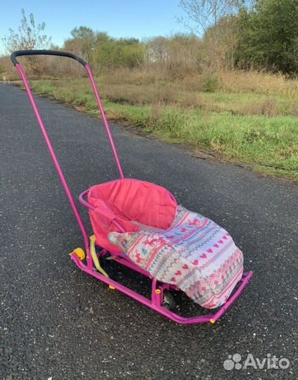 Санки на 4-х колёсах