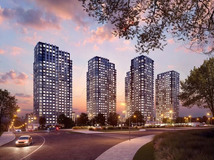 Квартира-студия, 35,1 м², 27/27 эт.