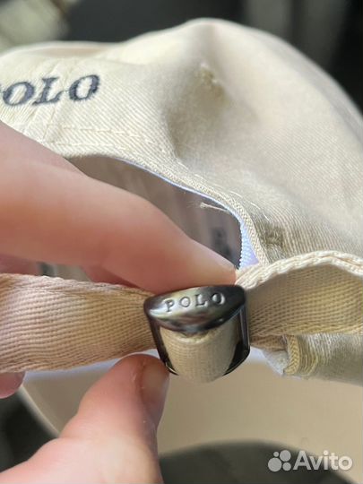 Кепка polo ralph lauren бежевая