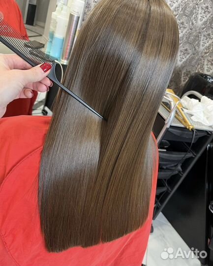 Кератиновое выпрямление