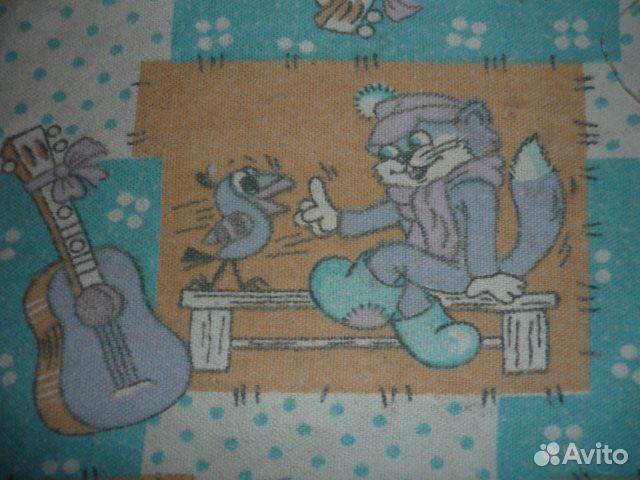 Отрез лоскут Простоквашино кот Матроскин СССР