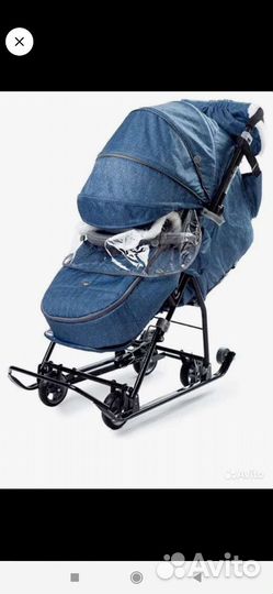 Детские санки коляска
