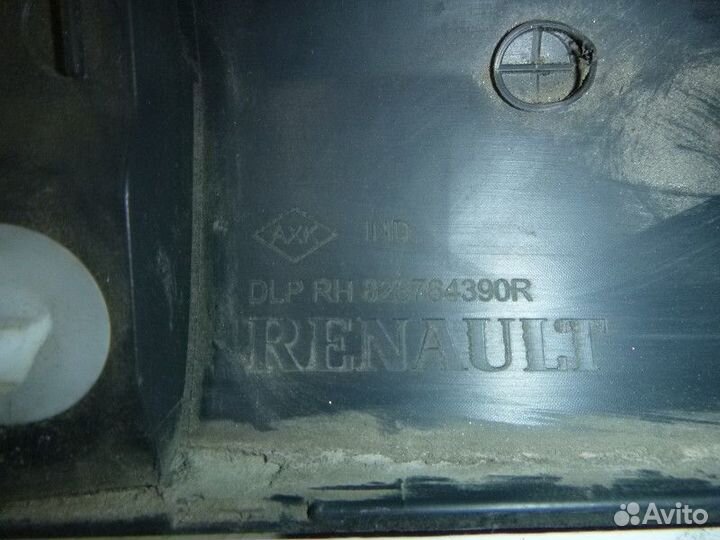 Накладка задней правой двери renault megane III 20