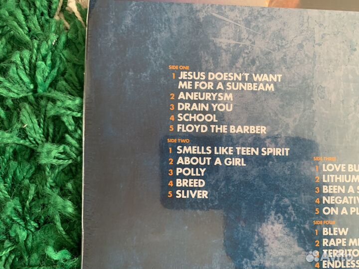 Nirvana Live AT The Paramount orange vinyl lp