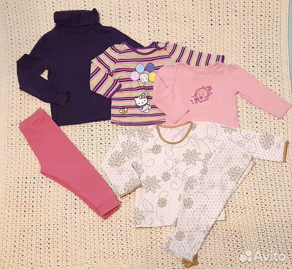 Вещи пакетом для девочки 1-2 года
