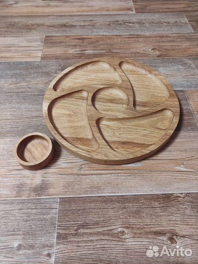 Менажница деревянная новая