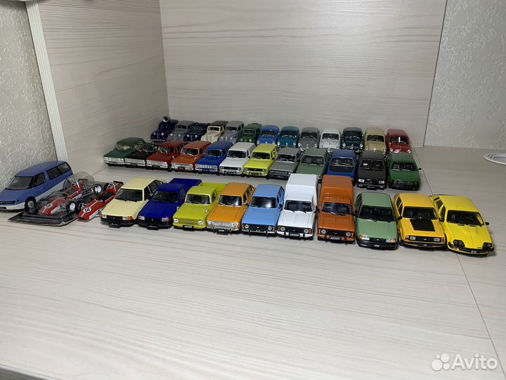 Коллекциия Ваз, Москвич, иж Deagostini