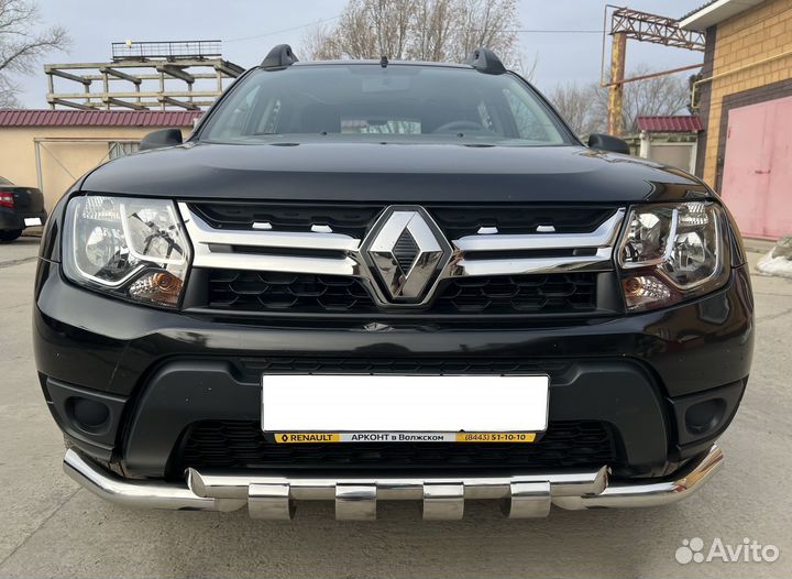 Renault Duster 2017 Защита переднего бампера (G)