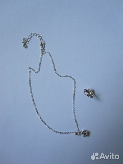 Набор(цепочка с подвеской и кольцо)