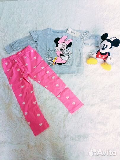 Костюм для девочек с Минни 90,100,110,120,130,140
