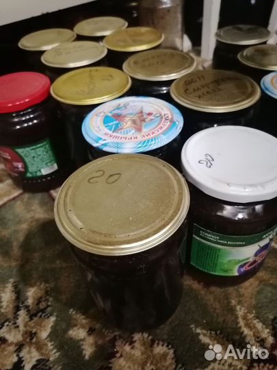 Варенье слива, пюре яблочное