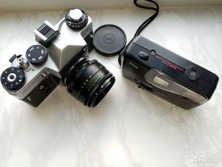 Фотоаппараты пленочные зенит - ет, Kodak star 275