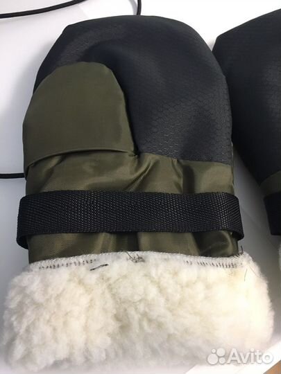 Рукавицы меховые мужские