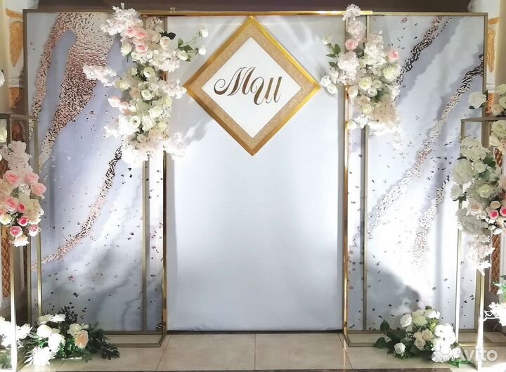 Оформление зала на свадьбу