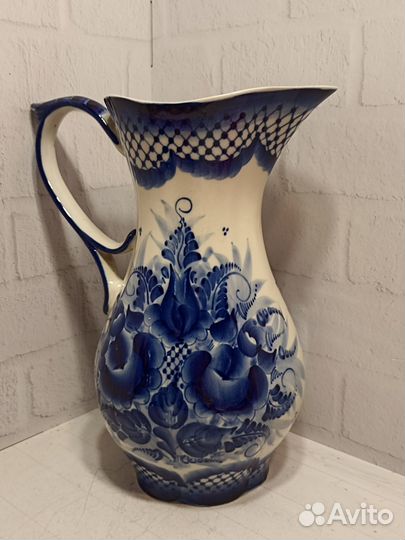 Графин 2 л. Гжель. Фарфор