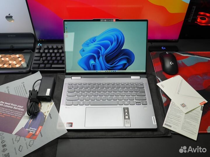 Ноутбук Lenovo Yoga 7 Ryzen 5 8640HS 16GB Touch