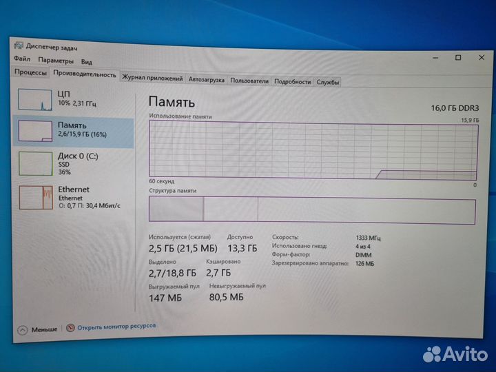 Системный блок i5-3450\16Gb\Z77MA-G45\SSD\450W