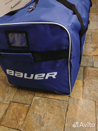 Баул хоккейный сумка без колёс 34 синий
