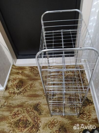 Полочка этажерка металлическая 4х ярусная