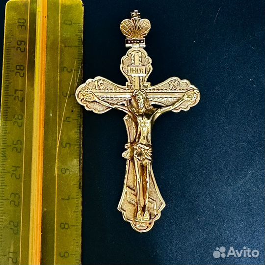 Золотой крест 583 проба