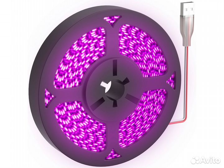 Фитолента gsmin B77 для растений 5V, 60leds, 1м