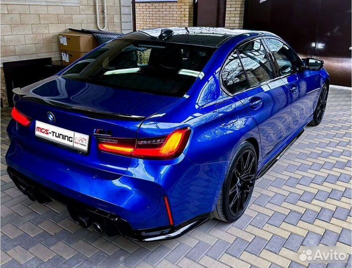 Задний бампер стиль M3 Competition BMW 3 серия G20