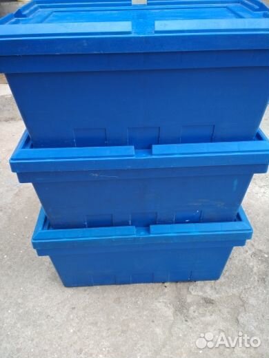 Пищевые пластиковые ящики для хранения, б/у