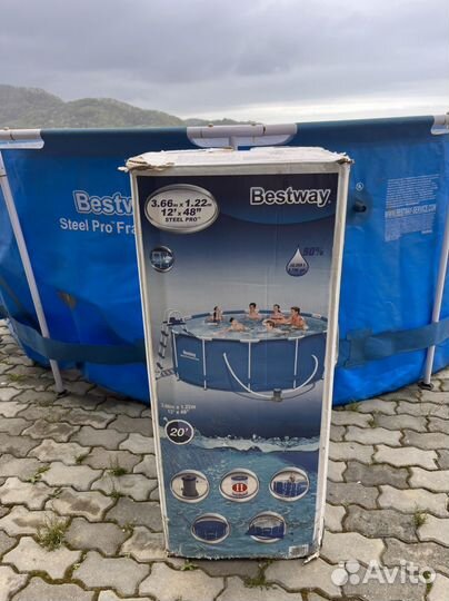 Каркасный бассейн бу
