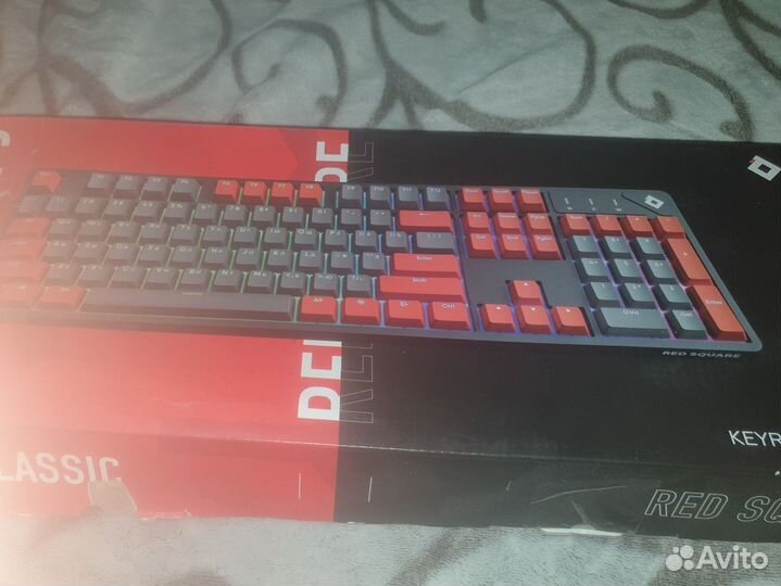 Мех. клавиатура keyrox classic red square 202x