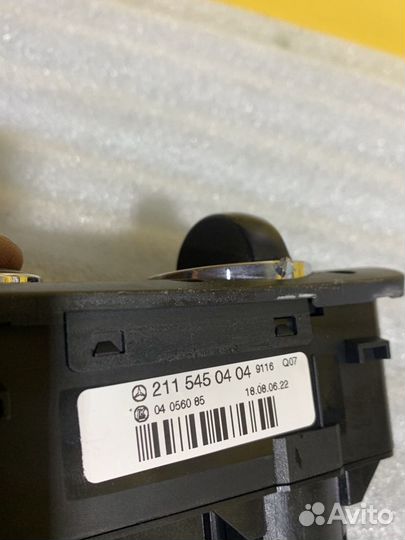 Переключатель света фар Mercedes w211