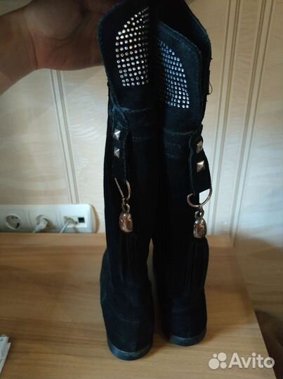 Сапоги для девочки 34 размер