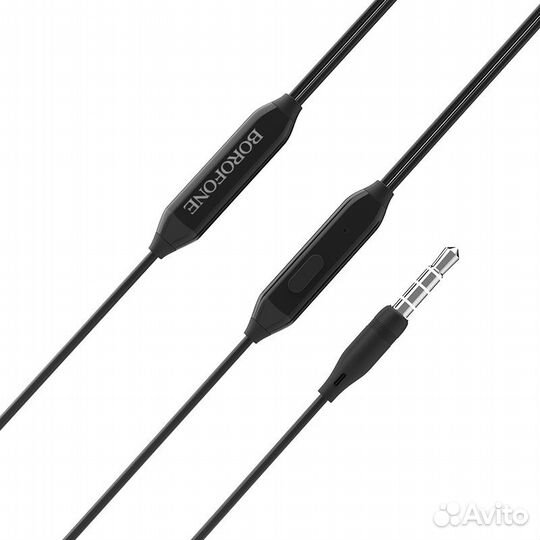 Проводные наушники borofone BM20 jack 3.5mm black