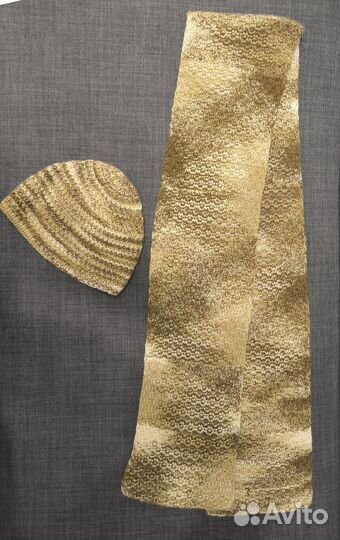 Зимний комплект шапка и шарф