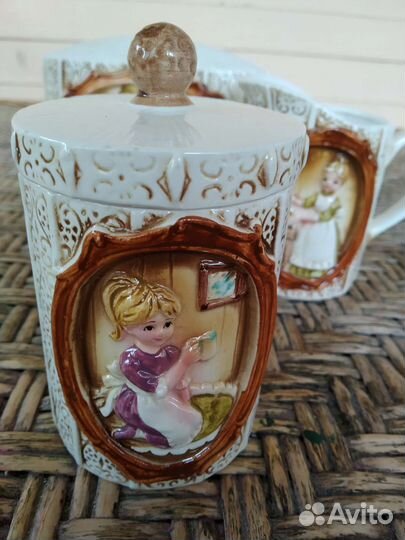 Фарфоровый столовый набор Винтаж