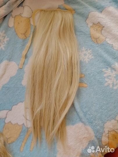 Шиньоны 2 штуки бежевый блонд