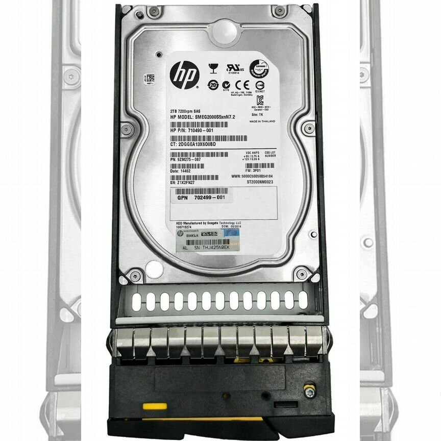 [606228-002] Жесткий Диск Hp 2tb Smeg2000s5xnn7.2 750787-001 606228-002
