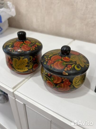 Посуда хохлома