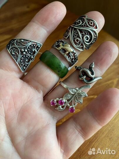 Серебро разное