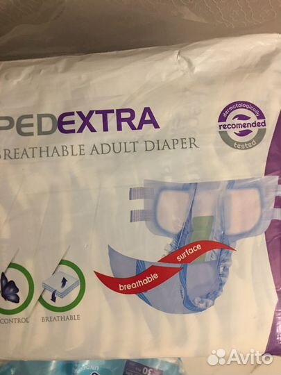 Памперсы для взрослых l 30 шт