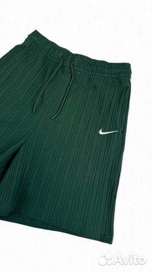 Шорты Nike Ribbed Jersey Shorts Emerald Green