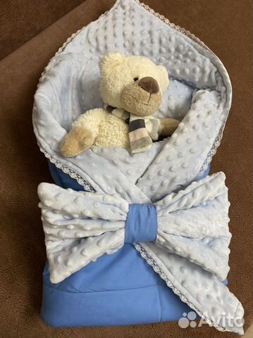 Конверт на выписку для мальчика осень-весна