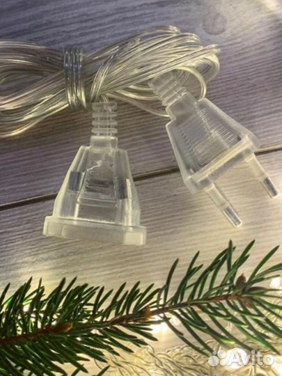 Удлинитель для светодиодных гирлянд 3м, 5м оптом