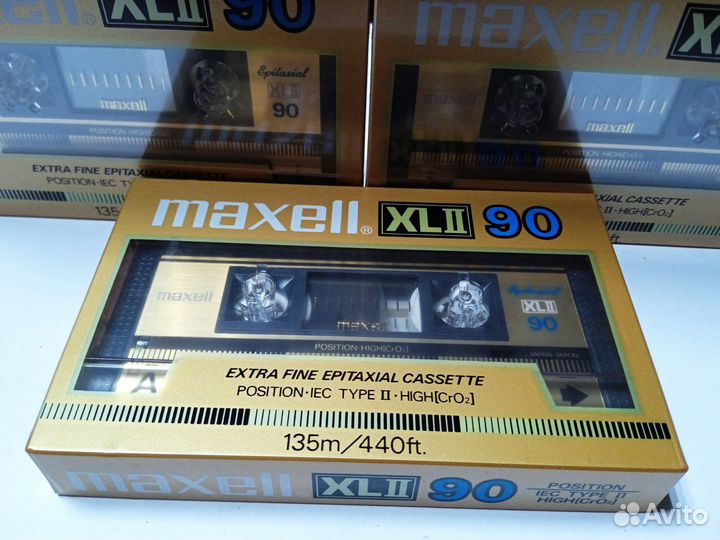 Аудиокассеты запечатанные Maxell XL II, TDK SA