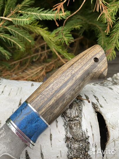 Нож охотничий кованый хв5
