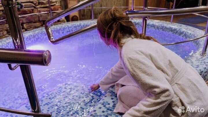 Сауна с бассейном