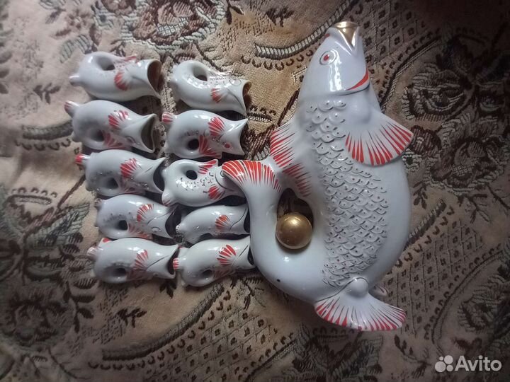 Графин с рюмками СССР