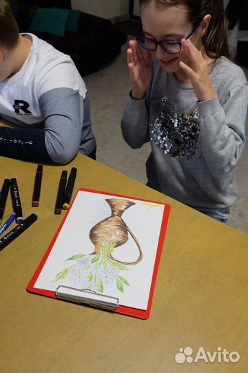 Уроки рисования/зарисовки/скетчинг/изо для детей