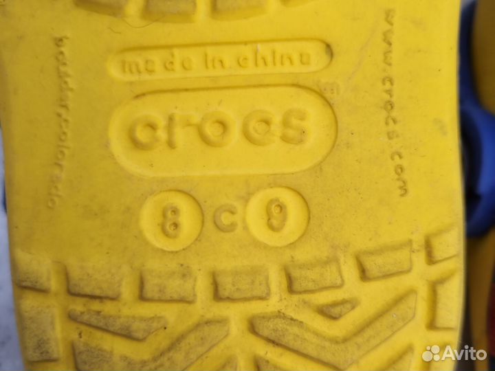 Crocs сабо детские c8 унисекс