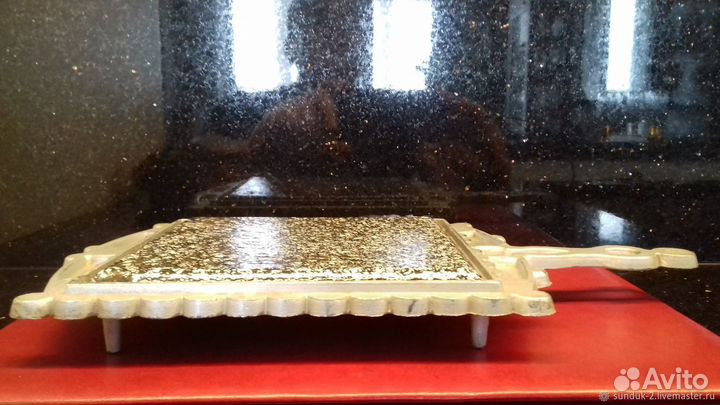 Подставка под горячее. металл, керамика, СССР